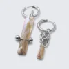 Shell Pendant Earrings – Silver