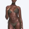 Shell Tie Bikini Tanga Bottom – Dark Mole