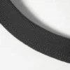 Short-Sleeved Contrast Trim Cotton T-Shirt – Black & White
