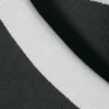 Short-Sleeved Contrast Trim Cotton T-Shirt – Dark Grey & White