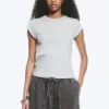 Short-Sleeved Raglan T-Shirt – Grey Melange