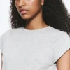 Short-Sleeved Raglan T-Shirt – Grey Melange