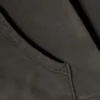 Shrunken Distressed Zip Hoodie – Dark Grey