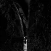 Shrunken Faux Fur Hooded Jacket – Black