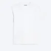 Shrunken Short-Sleeved Cotton T-Shirt – White