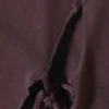 Side Tie Sleeveless Top – Dark Plum
