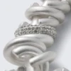 Silver Plated Multi-Ring Necklace – Silver