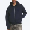 Simon Graphic Scuba Zip Hoodie – Dark Blue – Tristar