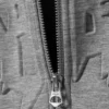 Simon Graphic Scuba Zip Hoodie – Grey Melange – Stardust