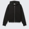 Simon Scuba Zip Hoodie – Black