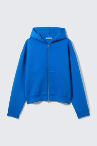 Simon Scuba Zip Hoodie – Bright Blue