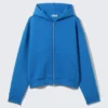 Simon Scuba Zip Hoodie – Bright Blue