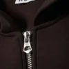 Simon Scuba Zip Hoodie – Dark Brown