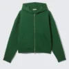 Simon Scuba Zip Hoodie – Dark Green