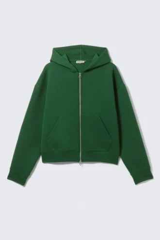 Simon Scuba Zip Hoodie – Dark Green