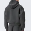 Simon Scuba Zip Hoodie – Dark Grey Melange
