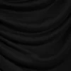 Sleeveless Boat-Neck Maxi Dress – Black