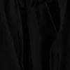 Sleeveless Gathered Halter Top – Black
