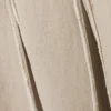 Sleeveless Linen-Blend Panelled Maxi Dress – Light Beige