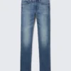 Sleeze Low Waist Skinny Jeans – Sunset Blue – Dark Blue | Cheap Monday Gb