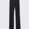 Sleezie High Waisted Skinny Jeans – Black