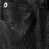 Sleezie Low Rise Skinny Cracked Jeans – Black | Cheap Monday Gb