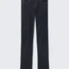 Sleezie Low Waist Skinny Straight Jeans – Extra Blue Rinse