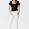 Slim Deep V-Neck T-Shirt – Black