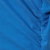 Slim Fit Draped Lyocell Top – Blue
