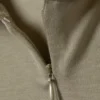 Slim Fit Lyocell Zip Hoodie – Light Mole