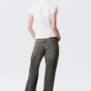 Slim Fit Short-Sleeved Crepe Shirt – White