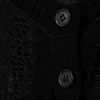 Slim Fit Textured Knit Cardigan – Dark Grey