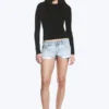 Slim Fitted Long Sleeve – Black