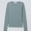 Slim Fitted Long Sleeve – Dark Turquoise