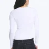 Slim Fitted Long Sleeve – White