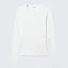 Slim Fitted Long Sleeve – White