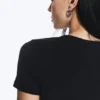 Slim Fitted T-Shirt – Black