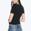 Slim Fitted T-Shirt – Black