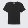 Slim Fitted T-Shirt – Black