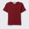 Slim Fitted T-Shirt – Dark Red