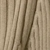 Slim Knitted Boat-Neck Sweater – Beige