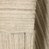 Slim Knitted Boat-Neck Sweater – Beige