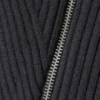 Slim Knitted Zip Cardigan – Dark Grey
