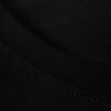 Slim Long-Sleeved Cotton Top – Black