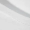Slim Long-Sleeved Cotton Top – White