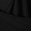 Slim Long-Sleeved Wrap Top – Black
