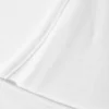 Slim Long-Sleeved Wrap Top – White
