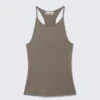 Slim Racerback Tank Top – Dusty Grey