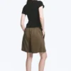 Slim Short-Sleeved Cotton T-Shirt – Black