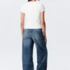 Slim Short-Sleeved Cotton T-Shirt – White